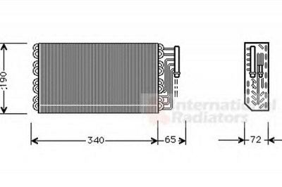 VAN WEZEL 3700v088 -  Испаритель, кондиционер